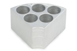 Sectional block 25 mm tubes