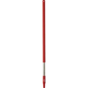 Stainless Steel Handle with Euro (Hygienic) Thread, Red, 39"