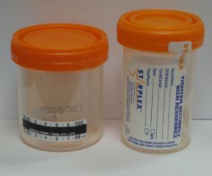 Specimen Containers with Temperature Strip for Drug Testing, Starplex Scientific
