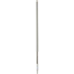 Stainless Steel Handle with Euro (Hygienic) Thread, White, 39"
