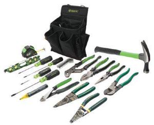 Journeyman's Tool Kits, 17 Piece, Greenlee®, ORS Nasco
