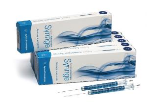 ALS syringe, blue line