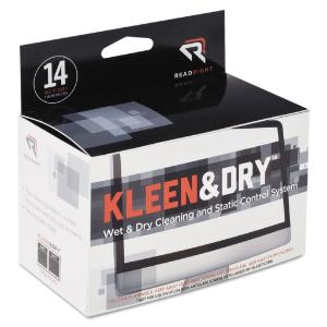 Read right kleen and dry screen cleaner wet wipes cloth