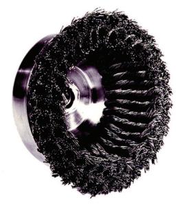 Weiler® Heavy-Duty Knot Wire Cup Brush, ORS Nasco