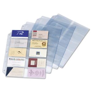 Cardinal® Vinyl Business Card Refill Pages, Essendant