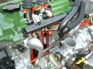 Hybrid Cut-Away Engine