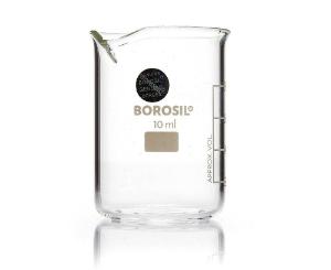 Beaker low form with spout glass 10 ml CS20