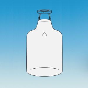 Bottle, Plastic Coated, Ace Glass 