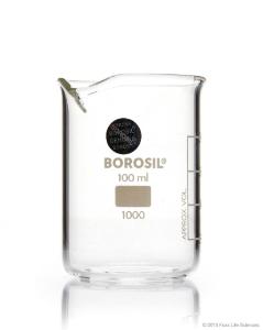 Beaker low form with spout glass 100 ml CS40