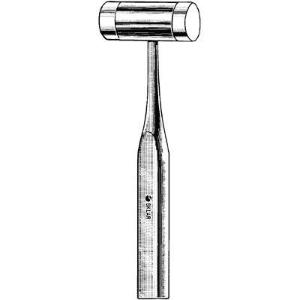 Mallet with Two Replaceable Flat Plastic Ends, OR Grade, Sklar