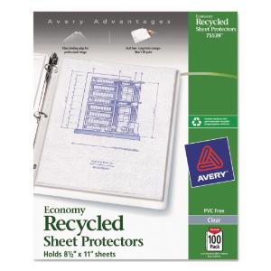 Avery® Recycled Polypropylene Sheet Protector, Essendant