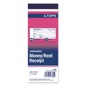 TOPS® Money and Rent Receipt Books, Essendant