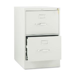 510 series two-drawer, full-suspension file, legal, light gray