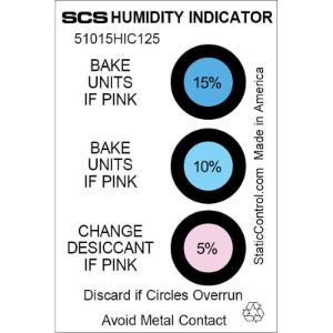 3-Spot Humidity Indicator Cards