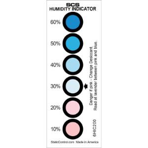6-Spot Humidity Indicator Cards