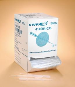 VWR® Disposable Transfer Pipettes with Reference Lines