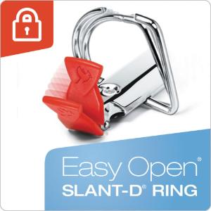 Cardinal® EasyOpen® Locking Slant-D® Ring binder