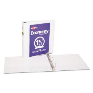 Economy vinyl round ring view binder