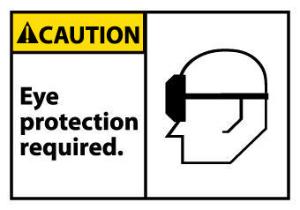 Personal Protection (PPE) ANSI Caution Signs, National Marker