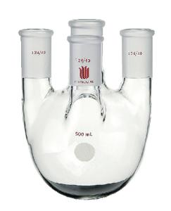 Synthware Round-Bottom Flasks with Four Necks