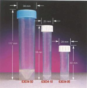 Transport/Sample Collection Vials and Tubes, Electron Microscopy Sciences