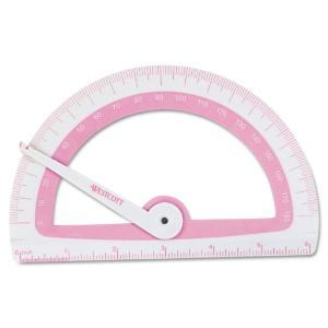 Westcott® Student Protractor with Microban® Anti-microbial Product Protection, Acme United