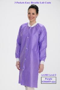 Lab coat violet