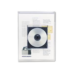 Universal® Transparent Deluxe Locking Project Files with CD-ROM Holder