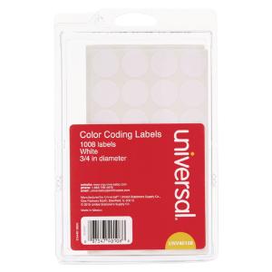 Self-Adhesive Permanent Color-Coding Labels, Universal