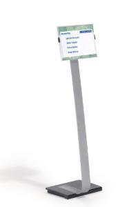 Durable® Info Sign Duo Floor Stand, Essendant