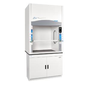 4' protector echo filtered fume hood on cabinet
