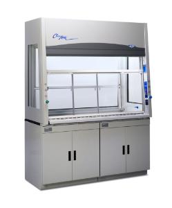Protector ClassMate Lab Hood with Combination Sash on Base Cabinets