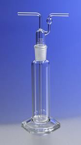 PYREX® Gas Washing Bottle with Plain Tip Tube, Corning