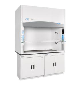 6' protector echo filtered fume hood on cabinet