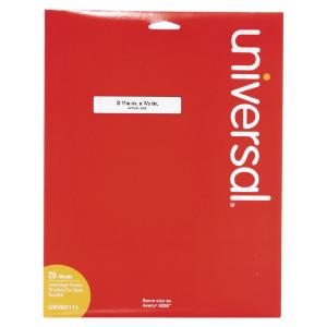 Self-Adhesive File Folder Labels, Universal
