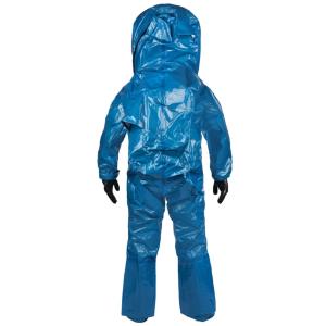 Interceptor® Plus Level A, Gas-Tight and Vapor-Tight Chemical Protective Encapsulated Suit with Zip Front Entry, Wide View Faceshield, and Expanded Back for SCBA