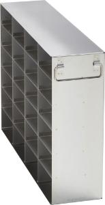 Rack side access stainless steel for CryoCube F740 upright freezers, for 24 boxes (3 compartment)