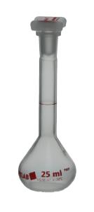 Flask volumetric 25 ml pmp