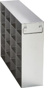 Rack side access stainless steel for CryoCube F740 upright freezers, for 20 boxes (3 compartment)