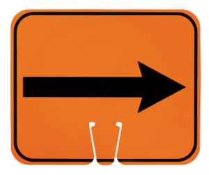 Safety Cone Signs, National Marker