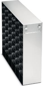 Rack side access stainless steel for CryoCube F740 upright freezers, for 48 deepwell plates