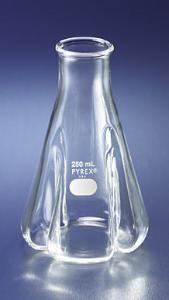 PYREX® Trypsinizing Flasks with Baffles, Corning