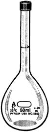 PYREX® Volumetric Flasks, Screw Cap, Class A, Corning