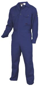 Flame Resistant DC1 Contractor Coveralls with Max Comfort™ Material, Royal Blue, MCR Safety