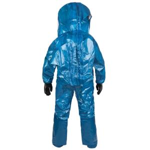 Interceptor® Plus Level A, Gas-Tight and Vapor-Tight Chemical Protective Encapsulated Suit with Zip Rear Entry, Wide View Faceshield, and Expanded Back for SCBA