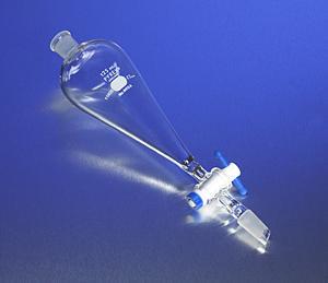 PYREX® Squibb Separatory Funnel, PTFE Stopcock, Standard Taper Joints, Corning