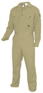 Flame Resistant DC1 Contractor Coveralls with Max Comfort™ Material, Tan, MCR Safety