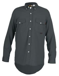 Flame Resistant Work Shirt with Max Comfort™ Material, Gray, MCR Safety
