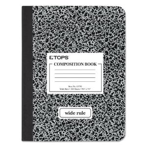 TOPS® Wide Rule Composition Book