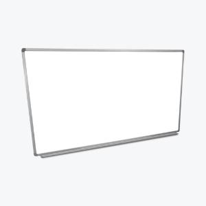 Wall-mounted magnetic whiteboard, 72w×40"h, luxor